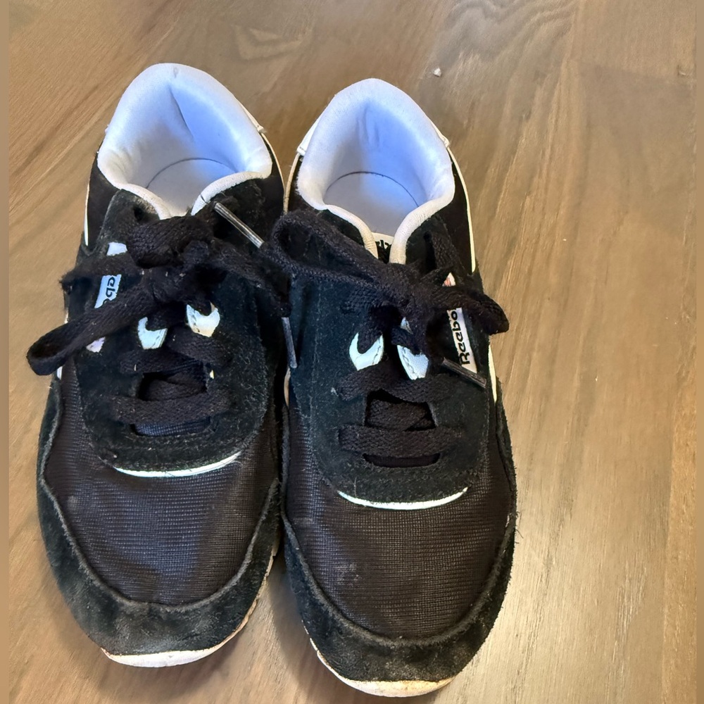 Reebok Kids Black and White Sneakers